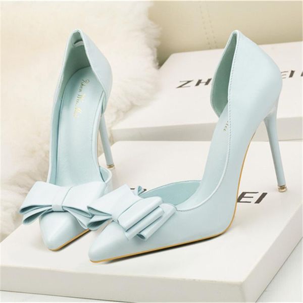dress shoes 2021 spring women 10cm thin high heels pumps female elegant butterfly knot hollow pointed toe fetish pink blue, Black
dress shoes 2021 spring women 10cm thin high heels pumps female elegant butterfly knot hollow pointed toe fetish pink blue, Black