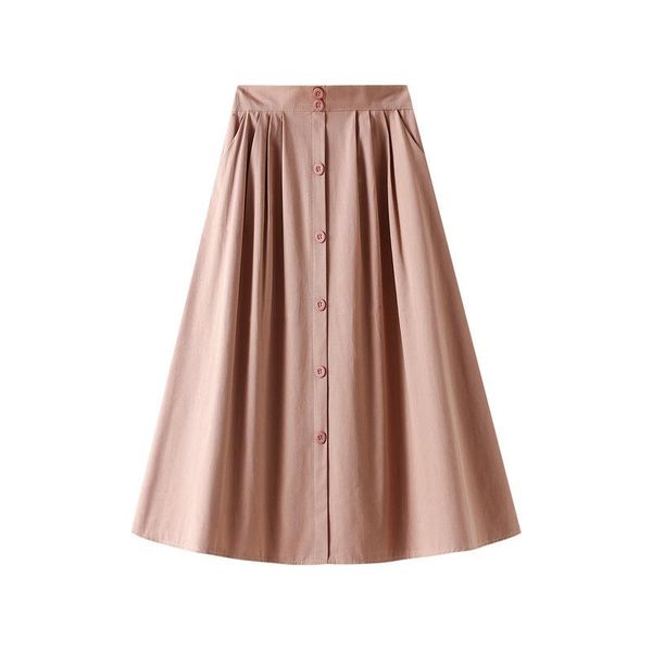 skirts ohryiyie solid color women korean style single-breasted skirt female pink white spring summer high waist pleated lady, Black
skirts ohryiyie solid color women korean style single-breasted skirt female pink white spring summer high waist pleated lady, Black