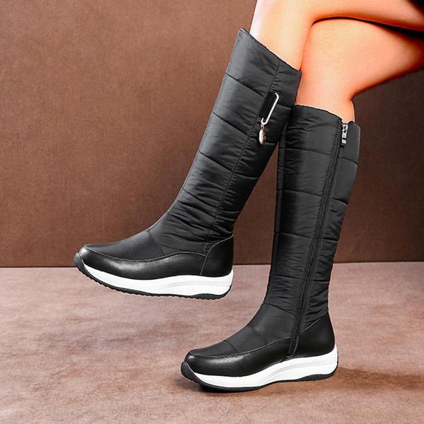 boots busy gril ml9140 winter leather platform high women's down warm snow, Black
boots busy gril ml9140 winter leather platform high women's down warm snow, Black