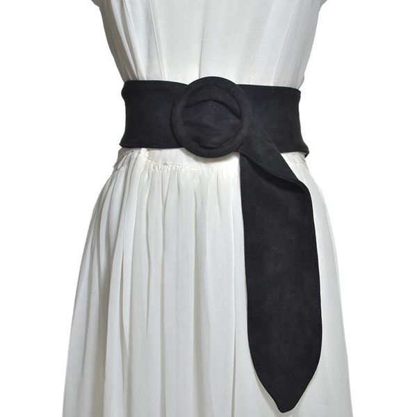 belts oluolin winter women velvet round ring pin buckle waist belt dress accessories streamer double soft cloth waistband, Black;brown
belts oluolin winter women velvet round ring pin buckle waist belt dress accessories streamer double soft cloth waistband, Black;brown