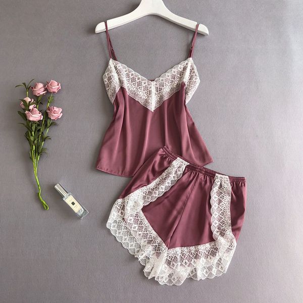 2021 new women's lace pajamas suit, sexy, v-neck, satin pajamas, underwear, series 2wdr, Black;brown
2021 new women's lace pajamas suit, sexy, v-neck, satin pajamas, underwear, series 2wdr, Black;brown
