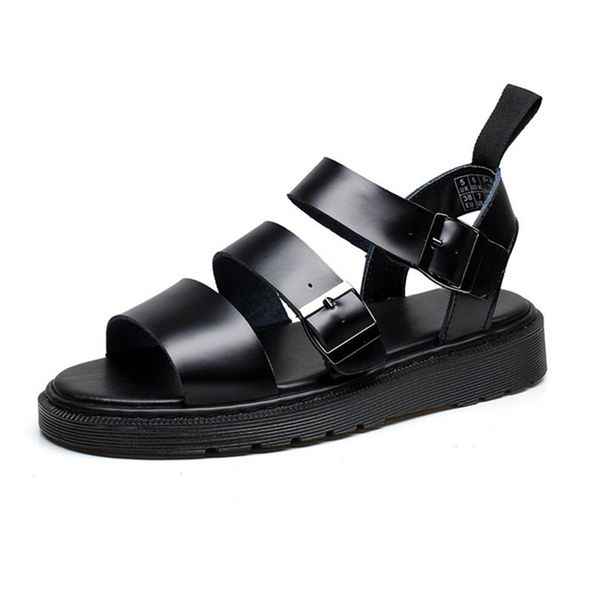doc men's martins shoes outdoor summer genuine leather non-slip breathable men fashion roman beach shoes casual sandals men 210302, Black
doc men's martins shoes outdoor summer genuine leather non-slip breathable men fashion roman beach shoes casual sandals men 210302, Black