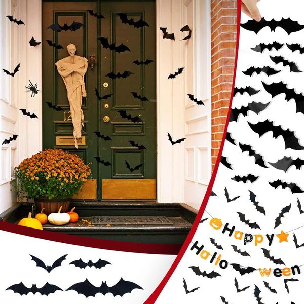 wall stickers 120pcs halloween decoration 3d black pvc bat party diy decor bar room scary decos props sticker
wall stickers 120pcs halloween decoration 3d black pvc bat party diy decor bar room scary decos props sticker