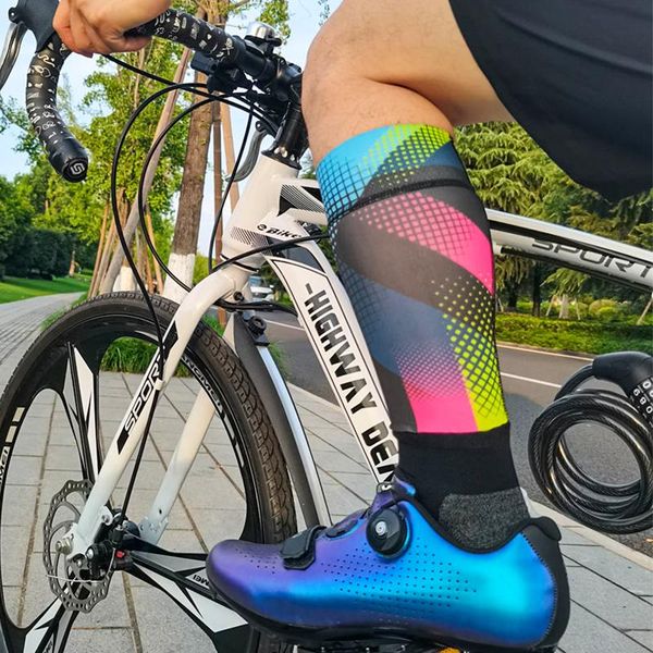 sports socks professional cycling non-slip breathable bike compression sock bicycle fleet racing men and women, Black
sports socks professional cycling non-slip breathable bike compression sock bicycle fleet racing men and women, Black