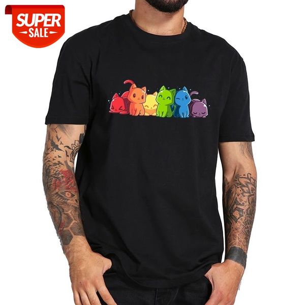 Cats Kitty T Shirt Rainbow Tshirt Summer Short Sleeved Crew Neck Pure Cotton Soft Comfortable Breathable Tee Tops #Yu6h, White;black
Cats Kitty T Shirt Rainbow Tshirt Summer Short Sleeved Crew Neck Pure Cotton Soft Comfortable Breathable Tee Tops #Yu6h, White;black
