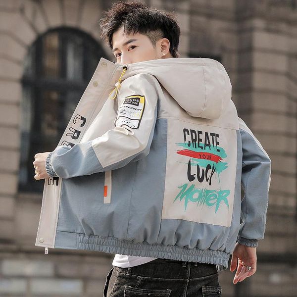 men's jackets 2021men's windbreaker jacket youth korean fashion printing casual spring and autumn, Black;brown
men's jackets 2021men's windbreaker jacket youth korean fashion printing casual spring and autumn, Black;brown