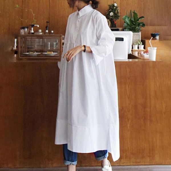 casual dresses original 2021 women turn-down collar solid long sleeve shirt dress loose vintage robe femme, Black;gray
casual dresses original 2021 women turn-down collar solid long sleeve shirt dress loose vintage robe femme, Black;gray