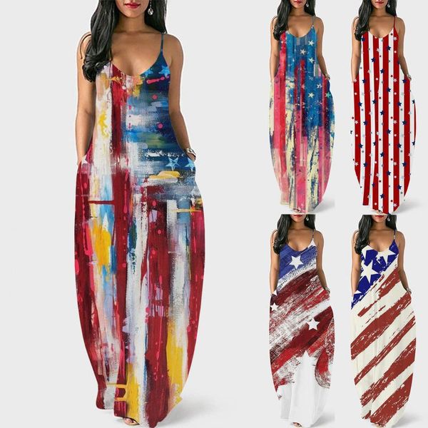 casual dresses fashion women's dress summer o-neck print loose long with pocket ladies sleeveless sling vestidos#35, Black;gray
casual dresses fashion women's dress summer o-neck print loose long with pocket ladies sleeveless sling vestidos#35, Black;gray