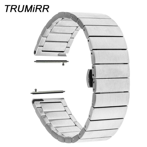 watch bands 20mm stainless steel watchband quick release strap for ticwatch 2 42mm smart band butterfly buckle belt wrist bracelet, Black;brown
watch bands 20mm stainless steel watchband quick release strap for ticwatch 2 42mm smart band butterfly buckle belt wrist bracelet, Black;brown