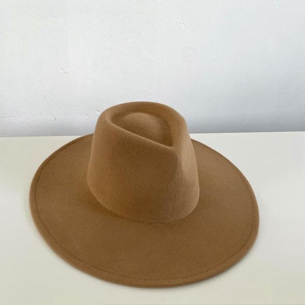wide brim hats wool felt hat fall winter woolen fabric with big jazz for ladies fashion concave shape, Blue;gray
wide brim hats wool felt hat fall winter woolen fabric with big jazz for ladies fashion concave shape, Blue;gray