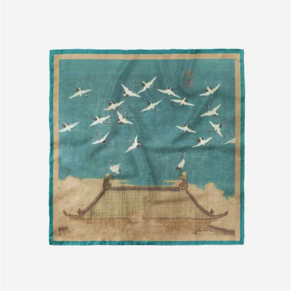 scarves twill silk scarf woman china painting square wraps bandana small hijab foulards tie headband neckerchief 53cm, Blue;gray
scarves twill silk scarf woman china painting square wraps bandana small hijab foulards tie headband neckerchief 53cm, Blue;gray