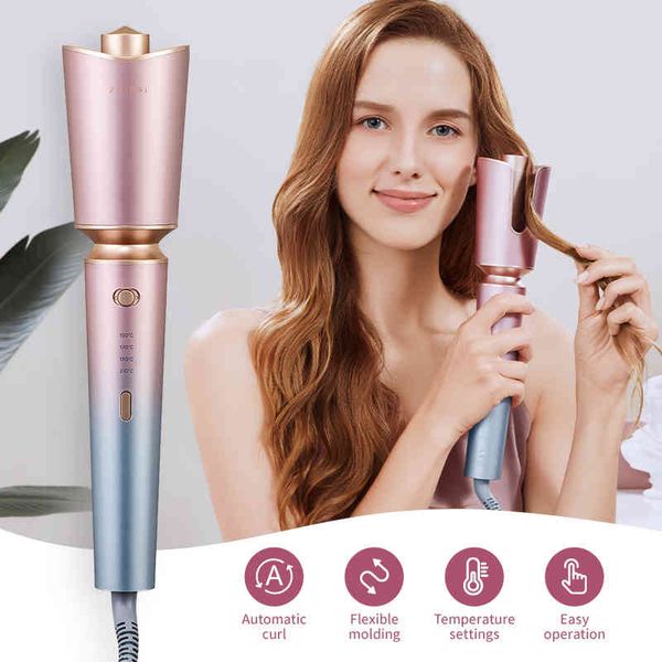 zhibai automatic pink anti-scalding shell thermostatic hair styling tools iron stick big wave curler, Black
zhibai automatic pink anti-scalding shell thermostatic hair styling tools iron stick big wave curler, Black