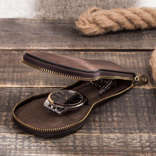 man leather travel bag fashion watches accessories package bag zipper with watches receive a case to prevent knock against, Red;black
man leather travel bag fashion watches accessories package bag zipper with watches receive a case to prevent knock against, Red;black