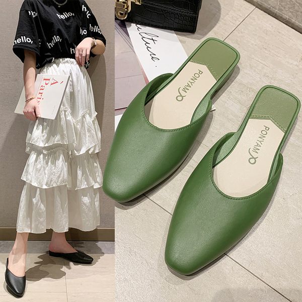 luxury slippers 2021 summer lazy flip flop baotou thick heel pointed women's net red antiskid outdoor wear indoor leisure women's, Black
luxury slippers 2021 summer lazy flip flop baotou thick heel pointed women's net red antiskid outdoor wear indoor leisure women's, Black