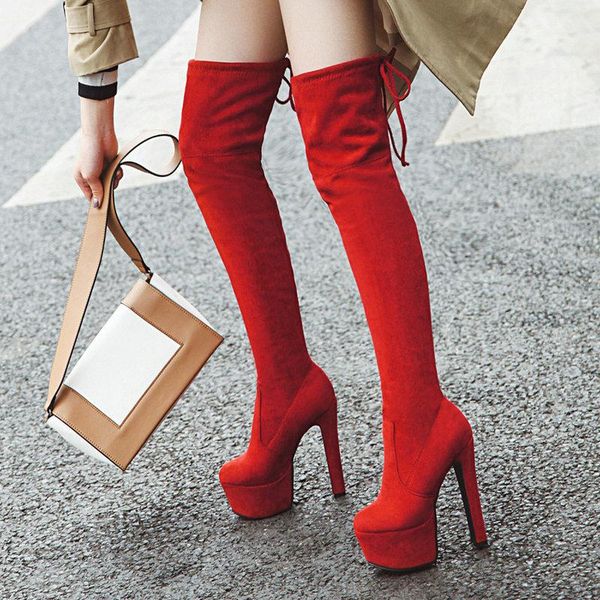 boots big size women's shoes 47 48 fashion slip on over the knee square high heel platform ladies autumn winter long, Black
boots big size women's shoes 47 48 fashion slip on over the knee square high heel platform ladies autumn winter long, Black