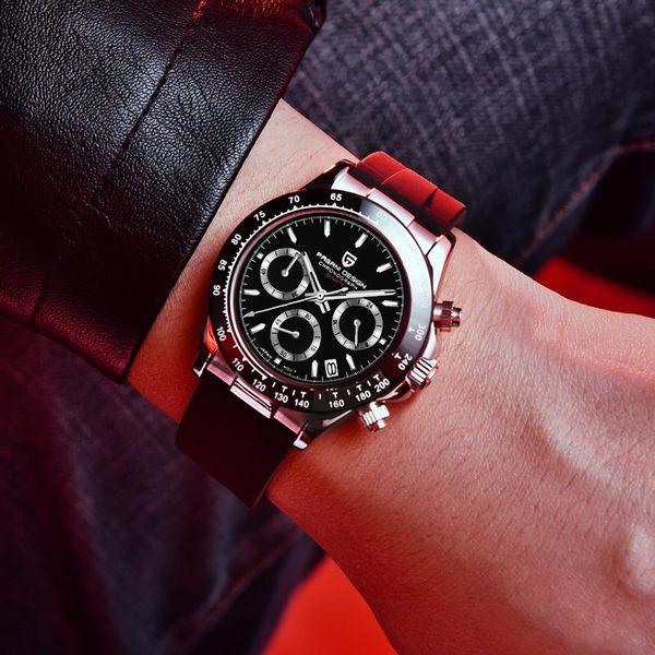wristwatches pagani design business quartz watches men chronograph military watch fashion waterproof clock relogio masculin, Slivery;brown
wristwatches pagani design business quartz watches men chronograph military watch fashion waterproof clock relogio masculin, Slivery;brown