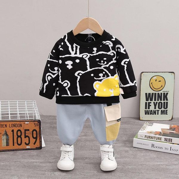 clothing sets baby boys autumn cotton children clothes cartoon printe bears pants 2pcs/sets infant out kids fashion toddler casual tracksuit, White
clothing sets baby boys autumn cotton children clothes cartoon printe bears pants 2pcs/sets infant out kids fashion toddler casual tracksuit, White