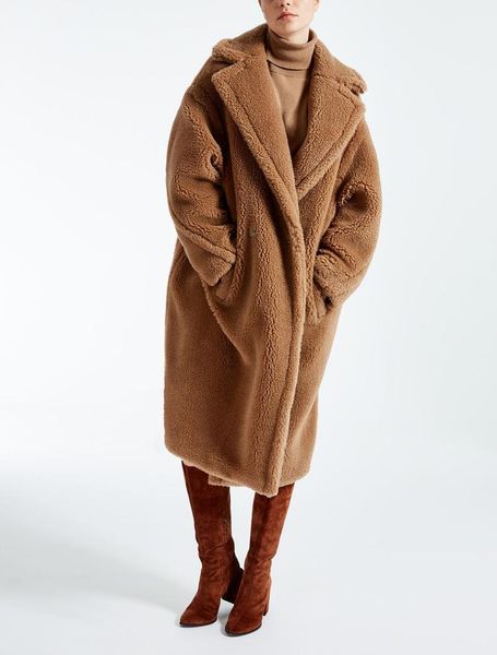 2019 autumn and winter models loose fur one-fashioned fur coat women's long section large windbreaker lamb hair thickening1, Black
2019 autumn and winter models loose fur one-fashioned fur coat women's long section large windbreaker lamb hair thickening1, Black