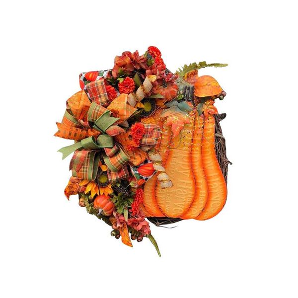 decorative flowers & wreaths fall pumpkin wreath simulation front door harvest garland autumn for wedding home decor
decorative flowers & wreaths fall pumpkin wreath simulation front door harvest garland autumn for wedding home decor