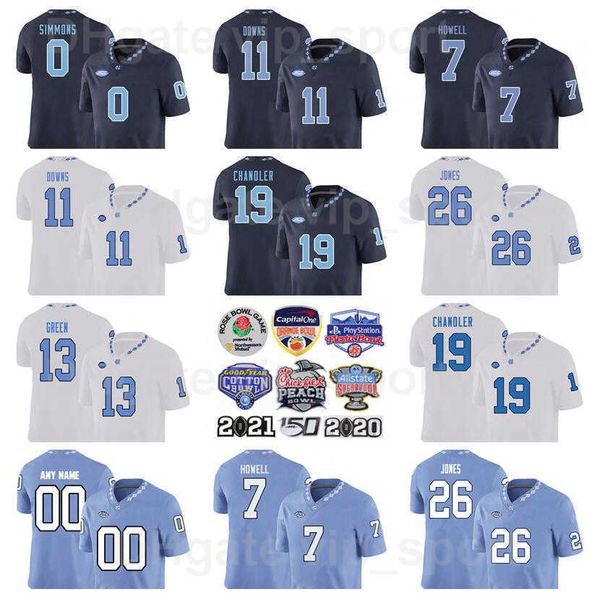 ncaa college football north carolina tar heels jersey 7 sam howell 19 ty chandler 26 dj jones 11 josh downs 3 antoine green 0 emery simmons, Black
ncaa college football north carolina tar heels jersey 7 sam howell 19 ty chandler 26 dj jones 11 josh downs 3 antoine green 0 emery simmons, Black