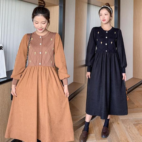 maternity dresses 2160# dress nursing lactation long sleeves patchwork embroidered loose stylish pregnant women mom, White
maternity dresses 2160# dress nursing lactation long sleeves patchwork embroidered loose stylish pregnant women mom, White