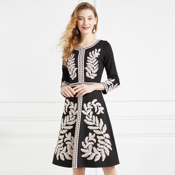 casual dresses office runway ladies floral dress a line spring autumn clothing flower party women vintage christmas empire 3xl, Black;gray
casual dresses office runway ladies floral dress a line spring autumn clothing flower party women vintage christmas empire 3xl, Black;gray