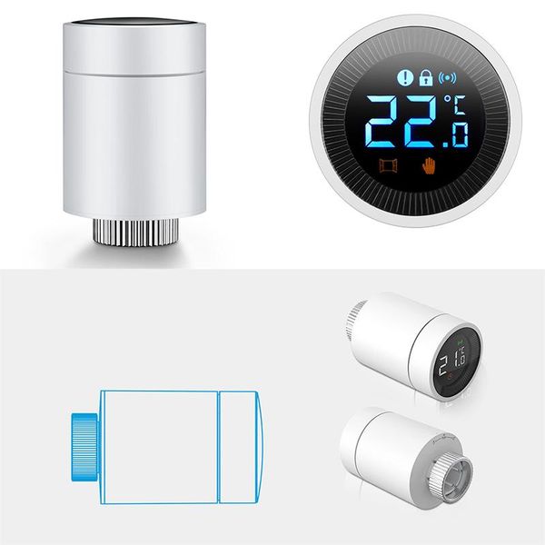 smart home control tuya zigbee trv thermostat radiator valve actuator programmable temperature controller support alexa google assistant
smart home control tuya zigbee trv thermostat radiator valve actuator programmable temperature controller support alexa google assistant