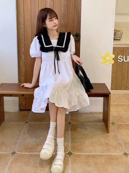 korean-style amy design dresses sweet autumn 2021 new versatile sailor turtleneck square puff kawaii 9uqn, Black;gray
korean-style amy design dresses sweet autumn 2021 new versatile sailor turtleneck square puff kawaii 9uqn, Black;gray