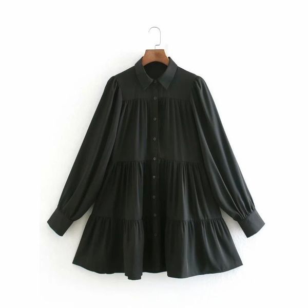 fashion women tiered ruffle loose shirt female long sleeve blouse casual lady blusas s8285 drop shipping, White
fashion women tiered ruffle loose shirt female long sleeve blouse casual lady blusas s8285 drop shipping, White