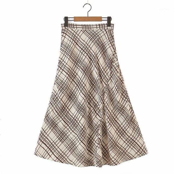 skirts 2021 harajuku spring autumn midi skirt high waist plaid women's saias korean streetwear elegant long female, Black
skirts 2021 harajuku spring autumn midi skirt high waist plaid women's saias korean streetwear elegant long female, Black