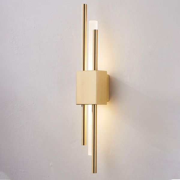 all copper bedroom bedside wall lamp simple post-modern living room aisle background wall lamp luxury style
all copper bedroom bedside wall lamp simple post-modern living room aisle background wall lamp luxury style