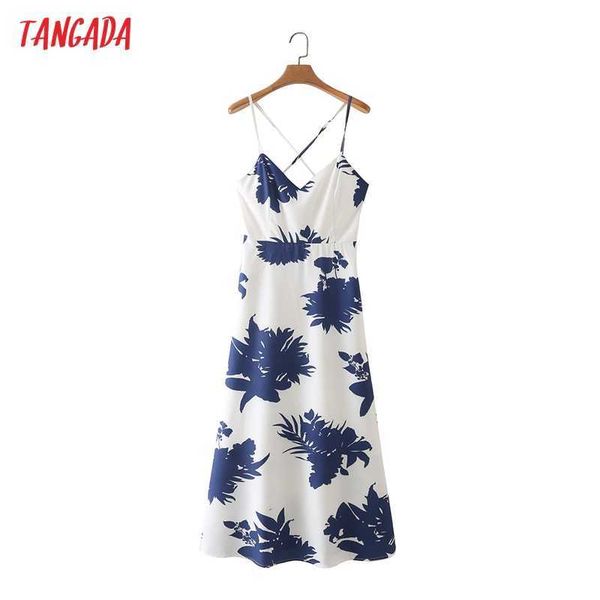 tangada fashion women flowers print strap dress sleeveless backless female beach long dress 4t58 210609, Black;gray
tangada fashion women flowers print strap dress sleeveless backless female beach long dress 4t58 210609, Black;gray