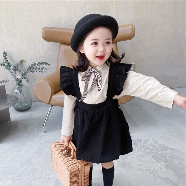 clothing sets 2021 autumn arrival girls fashion 2 peices suit blouses+overalls dresses, White
clothing sets 2021 autumn arrival girls fashion 2 peices suit blouses+overalls dresses, White