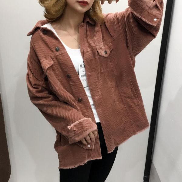 women's jackets obrix loose sweet streetwear female jacket casual style square collar single breasted full sleeve shirt for women, Black;brown
women's jackets obrix loose sweet streetwear female jacket casual style square collar single breasted full sleeve shirt for women, Black;brown