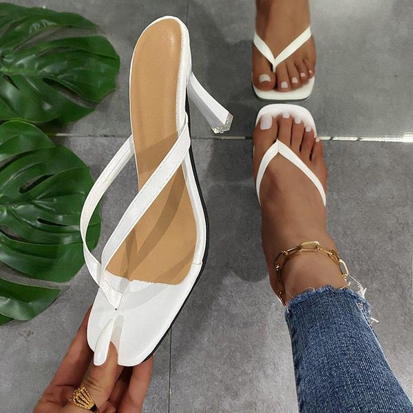 slippers stiletto sandals 2021 female summer european and american fashion square toe flip flops high heels, Black
slippers stiletto sandals 2021 female summer european and american fashion square toe flip flops high heels, Black