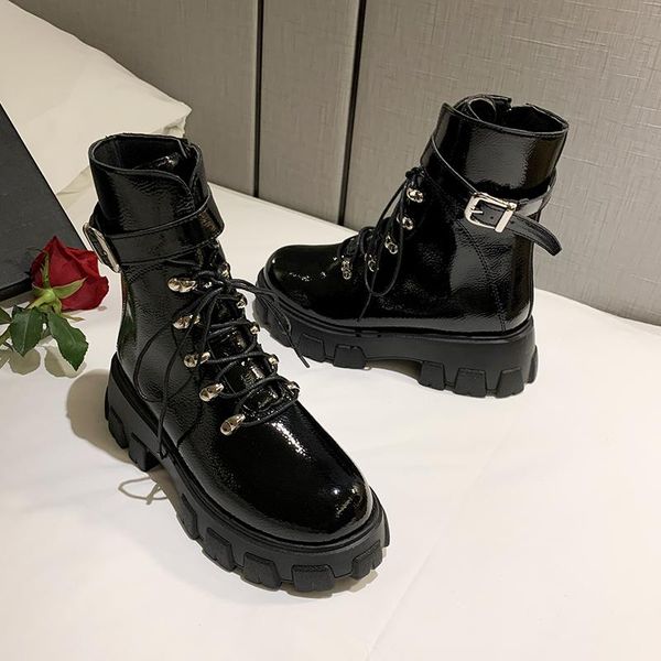 boots women ankle winter platform thick bottom round toe zipper flat plush warm breathable short botas mujer, Black
boots women ankle winter platform thick bottom round toe zipper flat plush warm breathable short botas mujer, Black