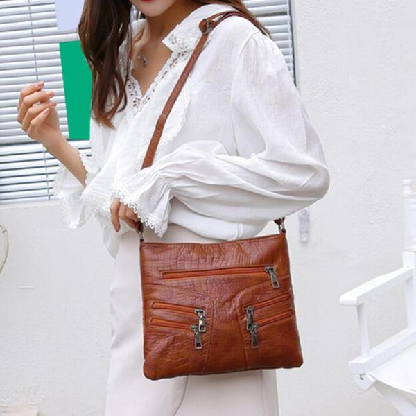 evening bags travelling shopping pu leather bag one shoulder multi-layer handbag ladies female cross body messenger with zipper
evening bags travelling shopping pu leather bag one shoulder multi-layer handbag ladies female cross body messenger with zipper