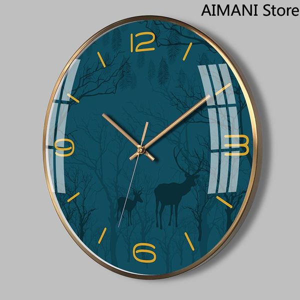 wall clocks nordic light luxury simple metal elk chinese style living room home mute clock quartz watch horloge
wall clocks nordic light luxury simple metal elk chinese style living room home mute clock quartz watch horloge
