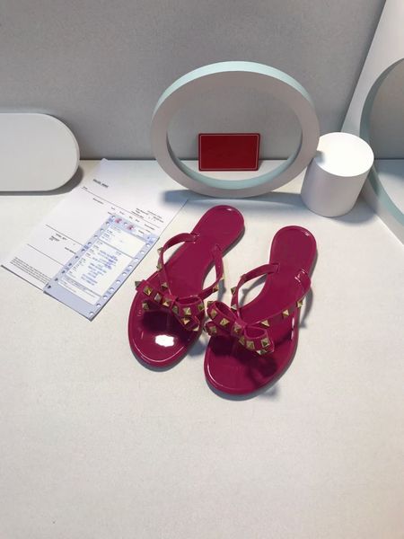 luxury designer sandals summer slippers cool beach rivets big bow flat brand jelly slipper girls size 35-40 mkjjj002, Black
luxury designer sandals summer slippers cool beach rivets big bow flat brand jelly slipper girls size 35-40 mkjjj002, Black
