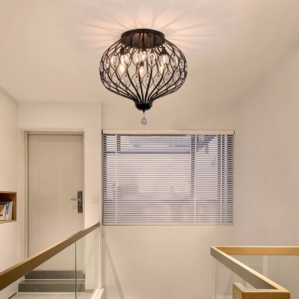 modern crystal led ceiling lamp the fourth corridor balcony round room chandelier black luxury interior decoration electrical dcyz
modern crystal led ceiling lamp the fourth corridor balcony round room chandelier black luxury interior decoration electrical dcyz