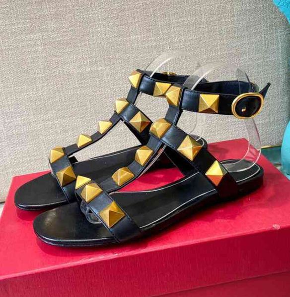 sandals luxo brand female rivets sandals summer flat great rievts genuine leather dress party shoes for woman 44 0dzf k90d, Black
sandals luxo brand female rivets sandals summer flat great rievts genuine leather dress party shoes for woman 44 0dzf k90d, Black