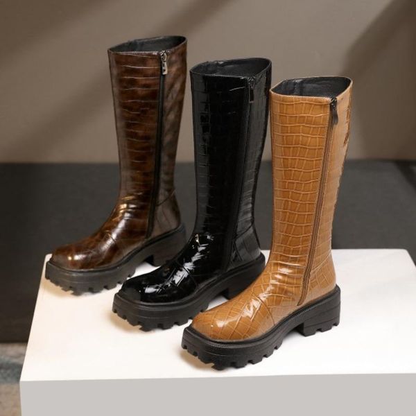 boots women fashion winter 2021 mid calf round toe low heels warm ladies long zipper woman platform shoes leisure non slip, Black
boots women fashion winter 2021 mid calf round toe low heels warm ladies long zipper woman platform shoes leisure non slip, Black