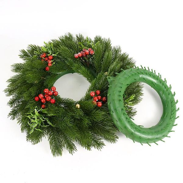 decorative flowers & wreaths 21/26cm christmas wreath holder round pine cone garland ornaments wedding plastic base door front hanging decor
decorative flowers & wreaths 21/26cm christmas wreath holder round pine cone garland ornaments wedding plastic base door front hanging decor