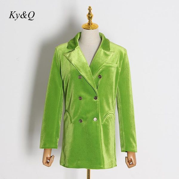 women's suits & blazers 2021 spring autumn women long sleeve double-breasted pocket green velvet suit coat loose elegant blazer jacket, White;black
women's suits & blazers 2021 spring autumn women long sleeve double-breasted pocket green velvet suit coat loose elegant blazer jacket, White;black