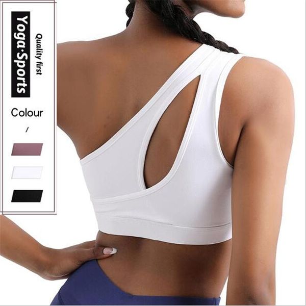 yoga outfit 2021 women's high impact personality oblique shoulder strap sports bra women running fitness clothes
yoga outfit 2021 women's high impact personality oblique shoulder strap sports bra women running fitness clothes