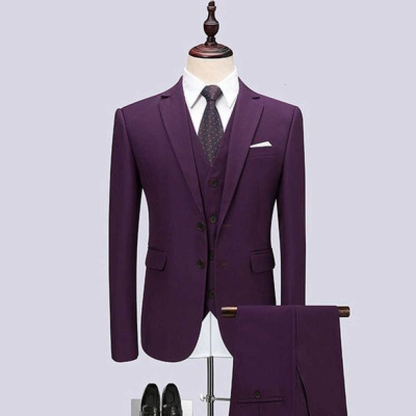 men's suits & blazers multicolored male suit groomsman marriaged formal banquet single solid color breasted three classic pieces u9qp, White;black
men's suits & blazers multicolored male suit groomsman marriaged formal banquet single solid color breasted three classic pieces u9qp, White;black