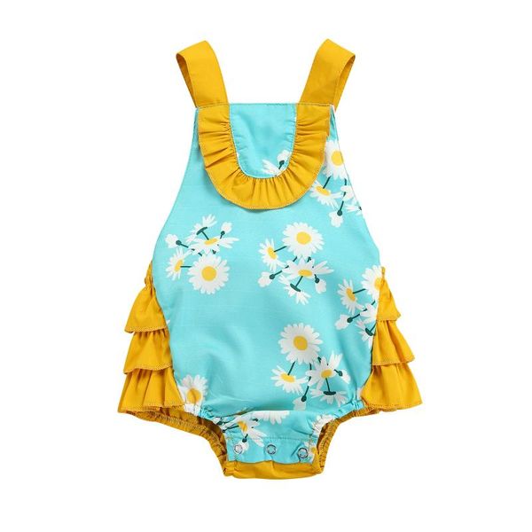 rompers citgeesummer infant baby girls casual bodysuit floral printed pattern sleeveless ruffle backless clothes, Blue
rompers citgeesummer infant baby girls casual bodysuit floral printed pattern sleeveless ruffle backless clothes, Blue