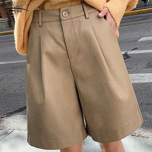 women's shorts solid loose plus size for women fashion 2021 autumn winter pu leather casual high waist woman 11061, White;black
women's shorts solid loose plus size for women fashion 2021 autumn winter pu leather casual high waist woman 11061, White;black