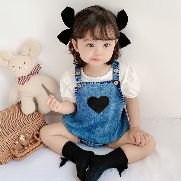 summer baby boy girl loving heart romper children cowboy romper kids baby boy girl clothes romper infant loose rompers, White
summer baby boy girl loving heart romper children cowboy romper kids baby boy girl clothes romper infant loose rompers, White