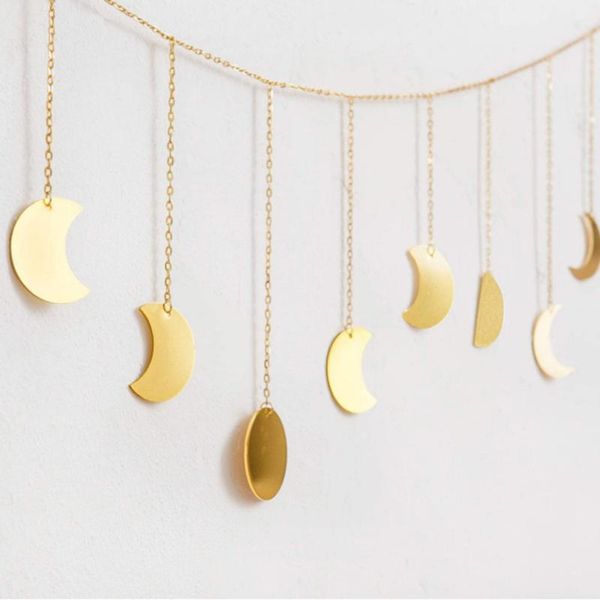 decorative objects & figurines moon shining phase garland decoration chains gold wall hanging ornaments convenient apartment background
decorative objects & figurines moon shining phase garland decoration chains gold wall hanging ornaments convenient apartment background